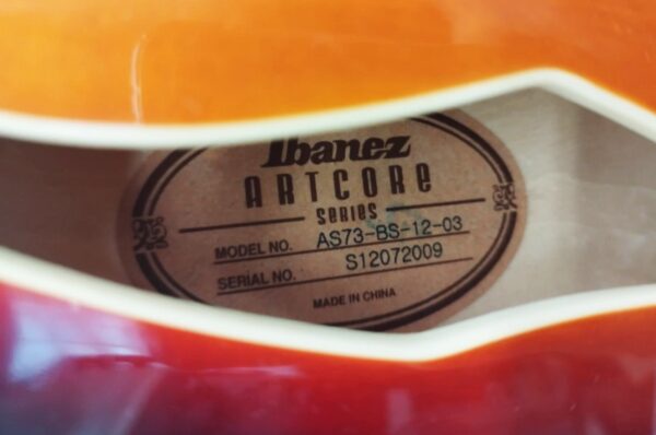 Elektrikitarr Ibanez AS-73 Artcore - Image 3